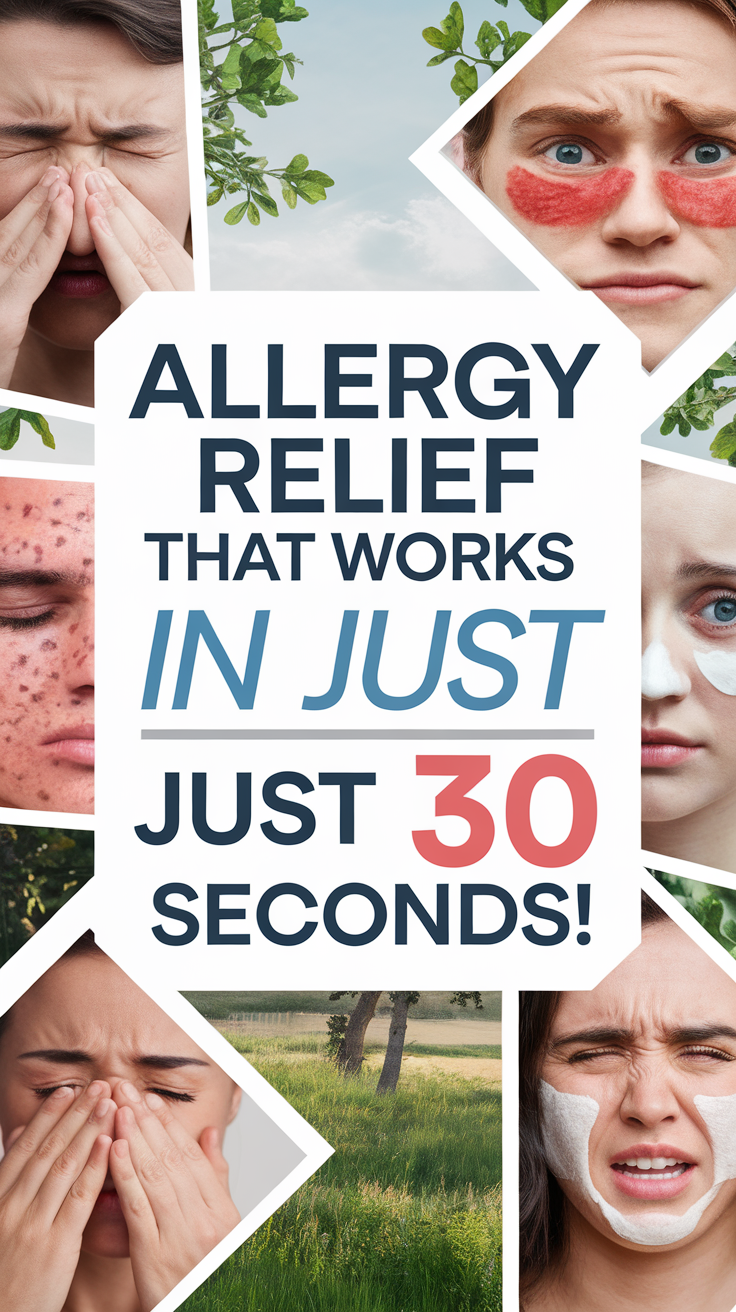 Allergy Relief That Works in Just 30 Seconds!