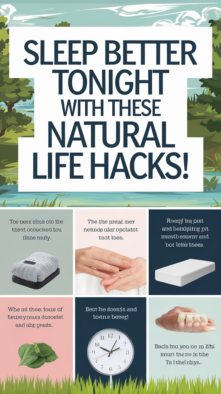 Sleep Better Tonight with These Natural Life Hacks!